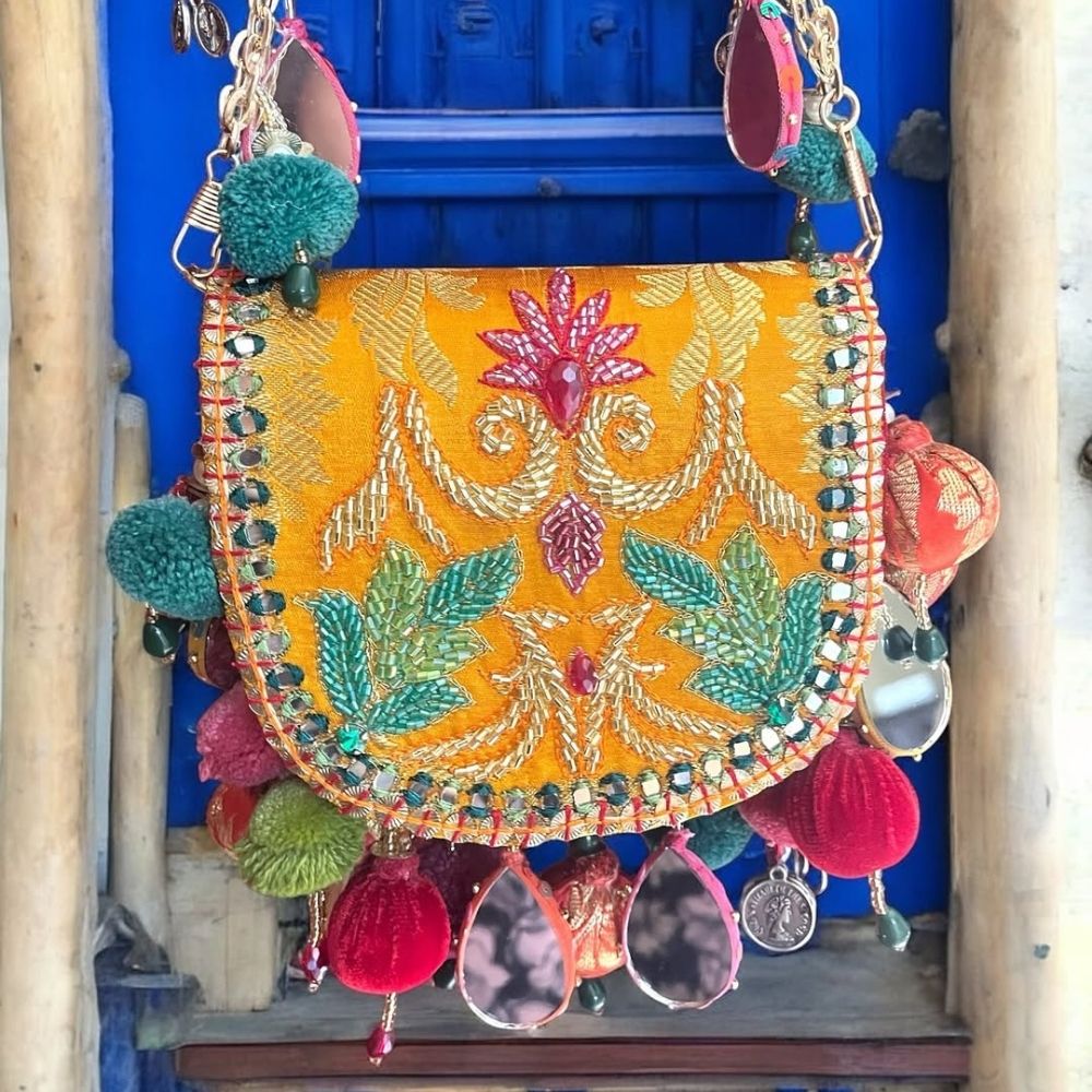 Mini Mirror Bag – Handcrafted Statement Accessor