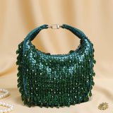 Kainaat Crystal Bag – Luxury Handcrafted Velvet Mini Bag