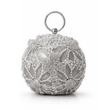 Luxury Round Cutdana Clutch Bag – 3D Handcrafted Beaded Designer Potli for Wedding & Party