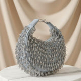 Kainaat Crystal Bag – Luxury Handcrafted Velvet Mini Bag