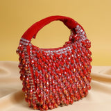 Kainaat Crystal Bag – Luxury Handcrafted Velvet Mini Bag