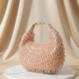 Kainaat Crystal Bag – Luxury Handcrafted Velvet Mini Bag