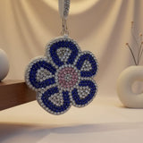 Blue Bloom Crystal Flower Nano Bag