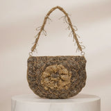 Royal Floral Bridal Handbag – Handcrafted Embellished Statement Bag