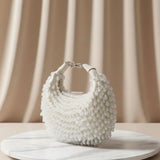 Kainaat Crystal Bag – Luxury Handcrafted Velvet Mini Bag