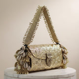 Maharani Metal Bag – Handcrafted Royal Nano Clutch