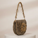 Royal Floral Bridal Handbag – Handcrafted Embellished Statement Bag