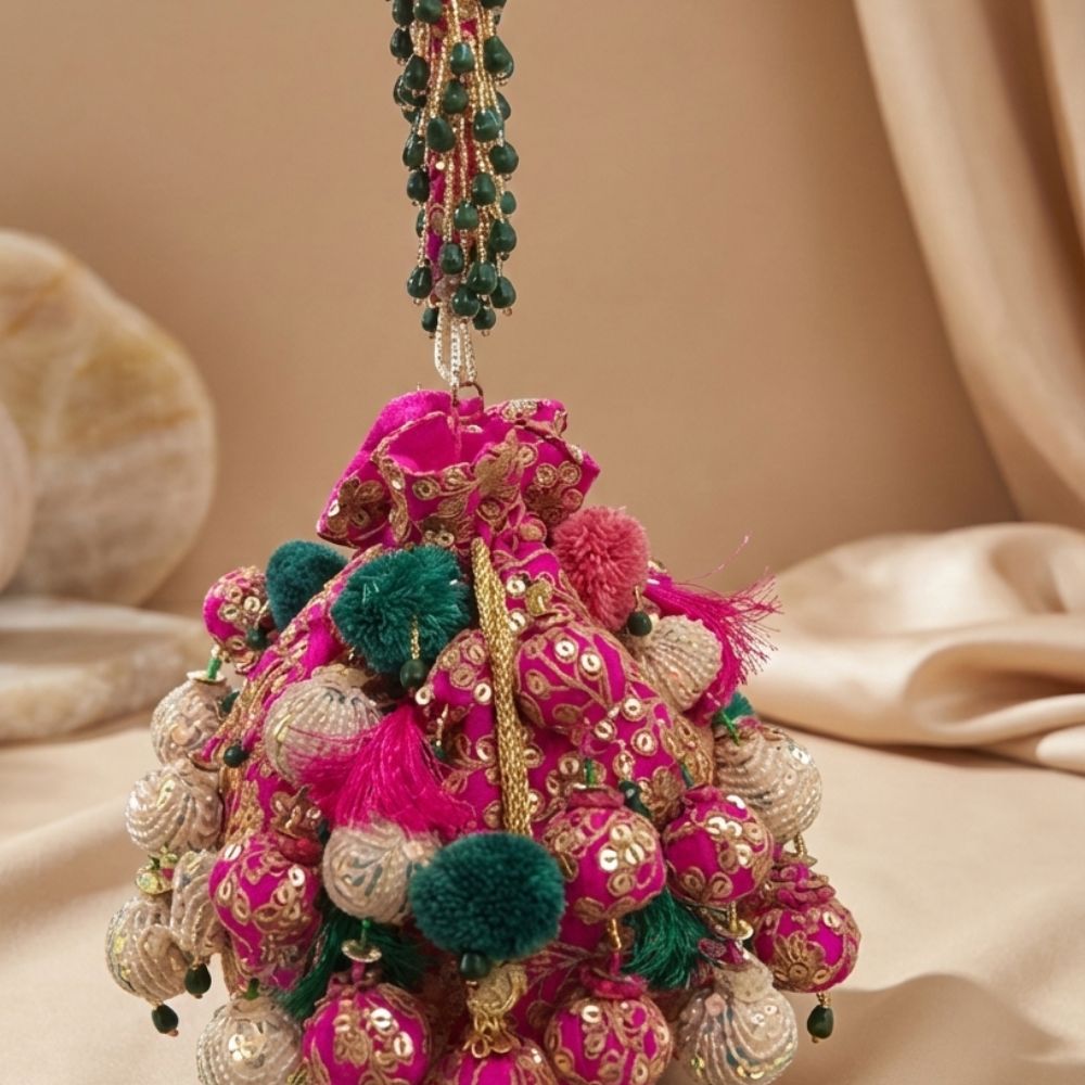 Handcrafted Bridal Potli Bag – Ethnic & Festive Collection