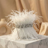 Royal Feather Bag – Luxury Ostrich Feather Evening Clutch