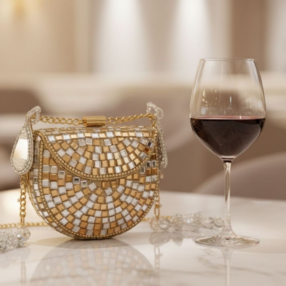 Crystal Metal Bag - A Statement of Timeless Glamour
