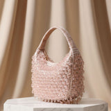 Kainaat Crystal Bag – Luxury Handcrafted Velvet Mini Bag