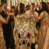 Sheesh Mahal Mirror Bag – Handcrafted Phone-Fit Statement Bag
