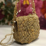 Mini Roseate Bag – Handcrafted Cutdana Mini Bag