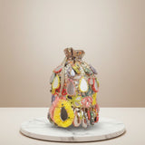 Multicolor Shesham Mirror Potli Bag