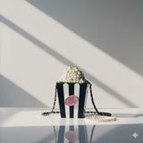 Mitela Maharani Popcorn Metal Bag with Pearl & Stone Work