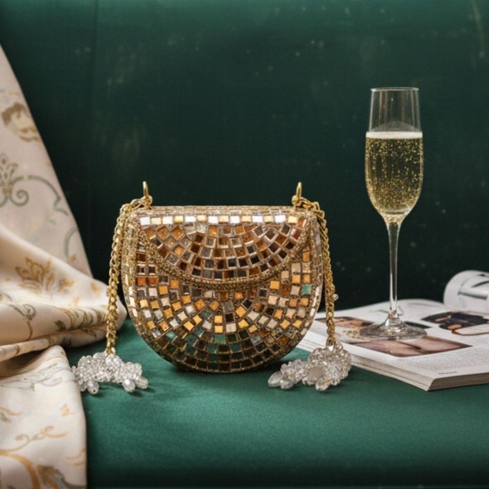 Crystal Metal Bag - A Statement of Timeless Glamour