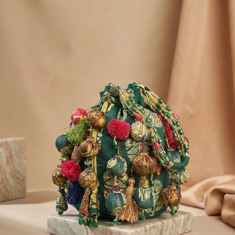 Handcrafted Bridal Potli Bag – Ethnic & Festive Collection