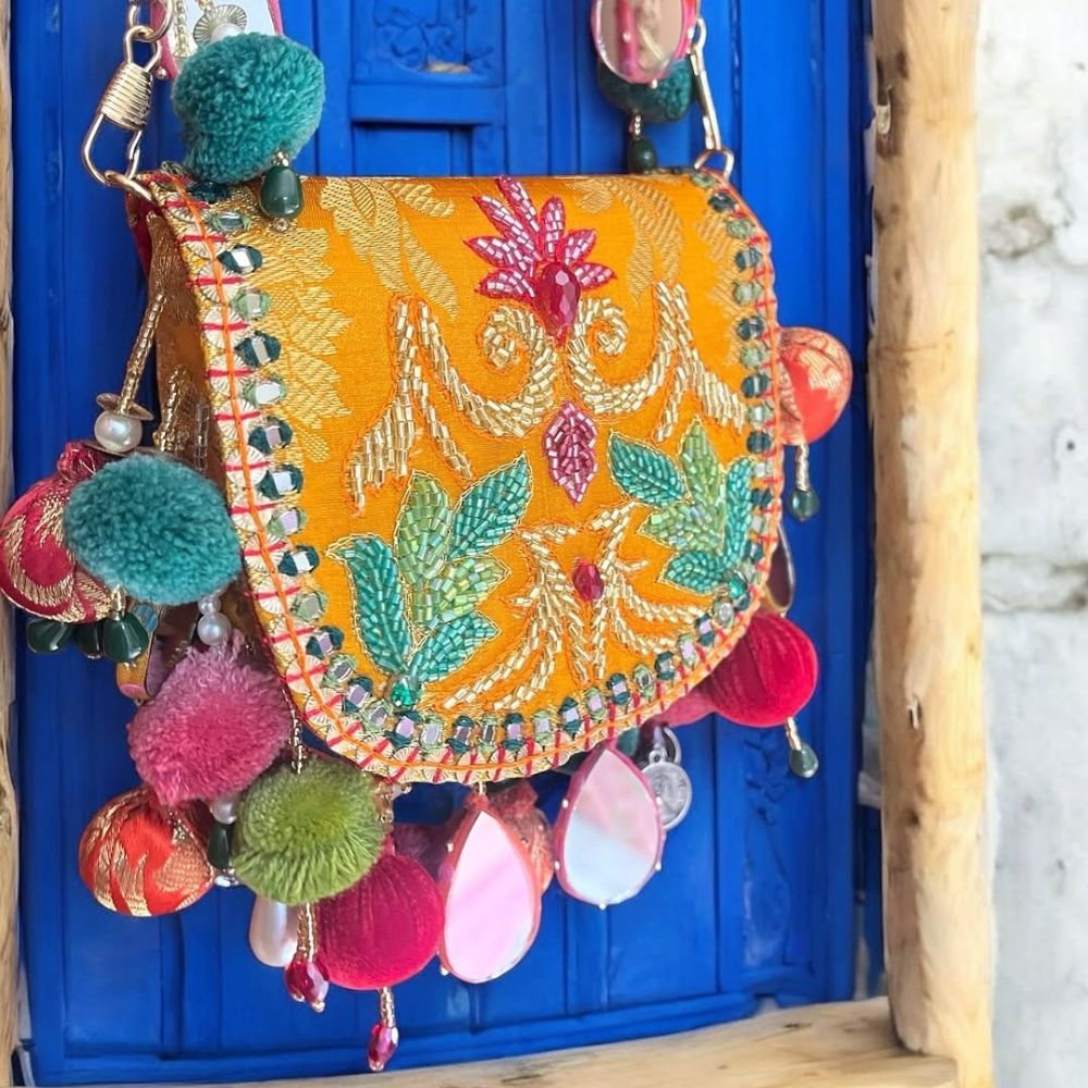 Mini Mirror Bag – Handcrafted Statement Accessor