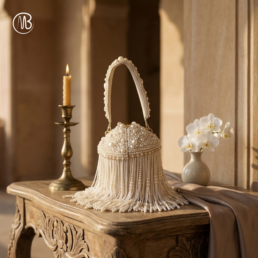 Royal Pearl Tassel Bag